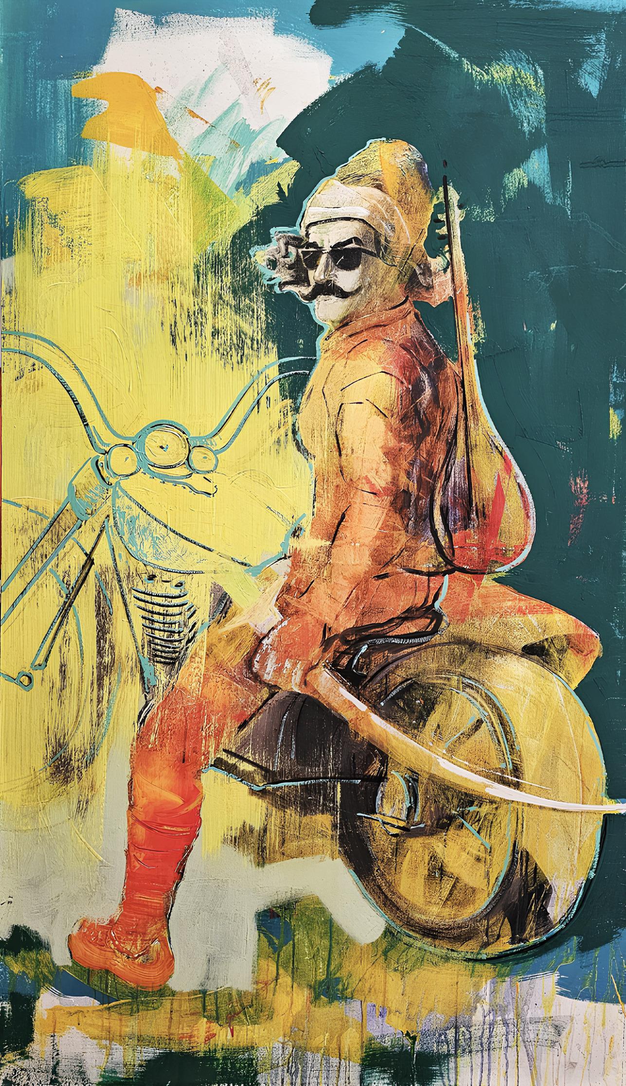 Tarixin ironiyası: "Ottoman Rider on a Bike"